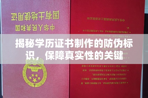 宁洱揭秘学历证书制作的防伪标识，保障真实性的关键